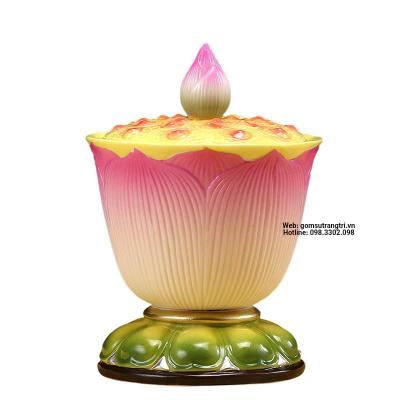 HŨ SỨ HOA SEN CÚNG DƯỜNG BÀY BAN THỜ PHẬT